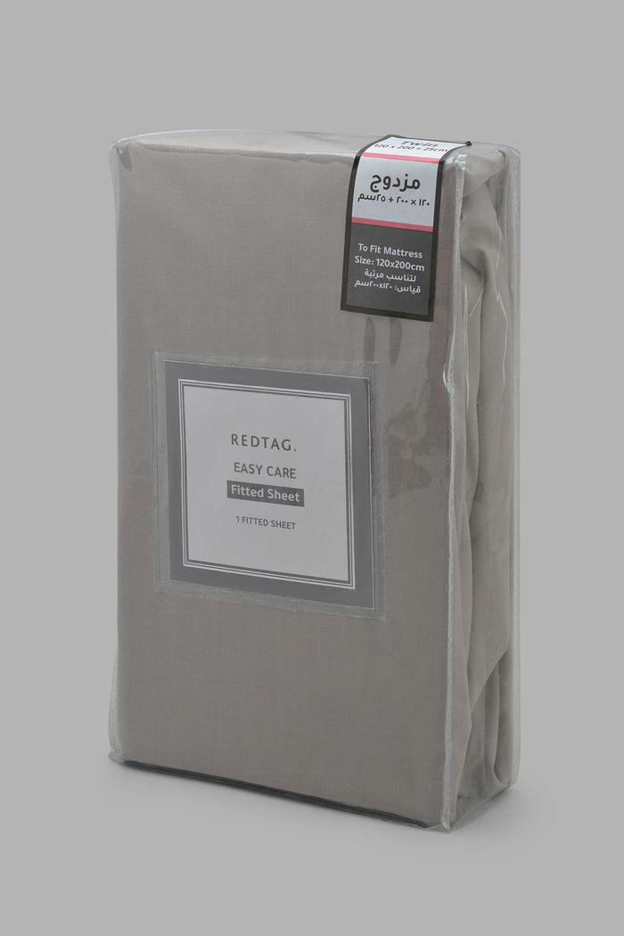 Redtag-Grey-Fitted-Sheet-(Twin-Size)-365,-Category:Fitted-Sheets,-Colour:Grey,-Deals:New-In,-Filter:Home-Bedroom,-HMW-BED-Fitted-Sheets,-New-In-HMW-BED,-Non-Sale,-Section:Homewares-Home-Bedroom-