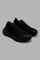 Redtag-Black-Knit-Slip-On-Category:Trainers,-Colour:Black,-Deals:New-In,-Filter:Men's-Footwear,-Men-Trainers,-New-In-Men-FOO,-Non-Sale,-Section:Men,-W22B-Men's-