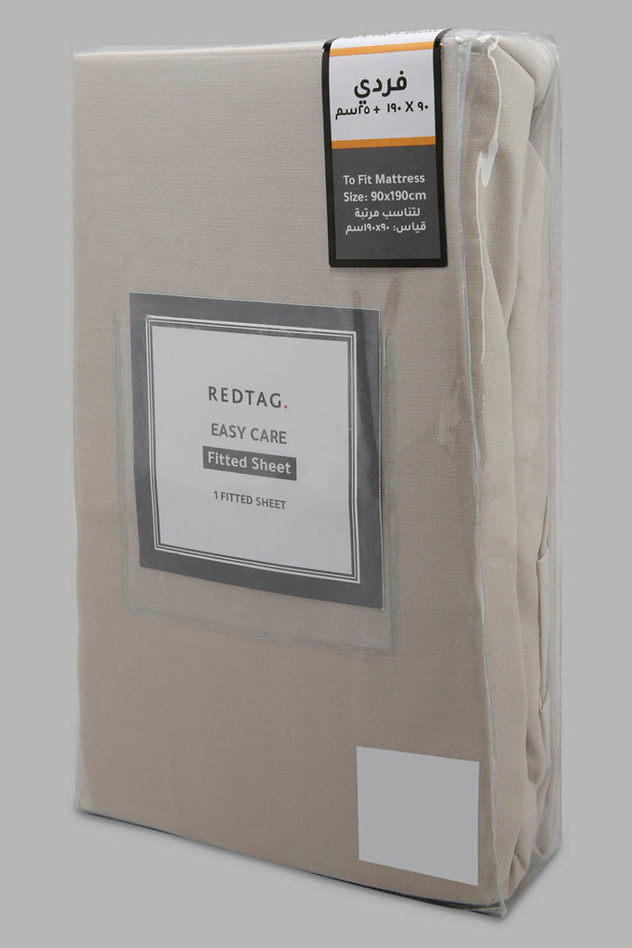 Redtag-Beige-Fitted-Sheet-(Single-Size)-365,-Category:Fitted-Sheets,-Colour:Beige,-Deals:New-In,-Filter:Home-Bedroom,-HMW-BED-Fitted-Sheets,-New-In-HMW-BED,-Non-Sale,-Section:Homewares-Home-Bedroom-