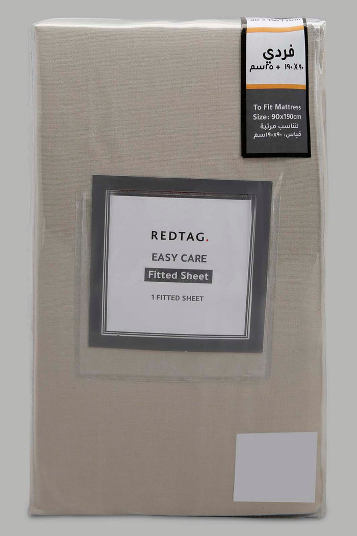 Redtag-Beige-Fitted-Sheet-(Single-Size)-365,-Category:Fitted-Sheets,-Colour:Beige,-Deals:New-In,-Filter:Home-Bedroom,-HMW-BED-Fitted-Sheets,-New-In-HMW-BED,-Non-Sale,-Section:Homewares-Home-Bedroom-