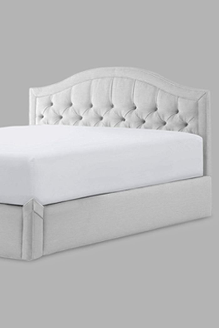 Redtag-White-Fitted-Sheet-(Double-Size)-365,-Category:Fitted-Sheets,-Colour:White,-Deals:New-In,-Filter:Home-Bedroom,-HMW-BED-Fitted-Sheets,-New-In-HMW-BED,-Non-Sale,-Section:Homewares-Home-Bedroom-