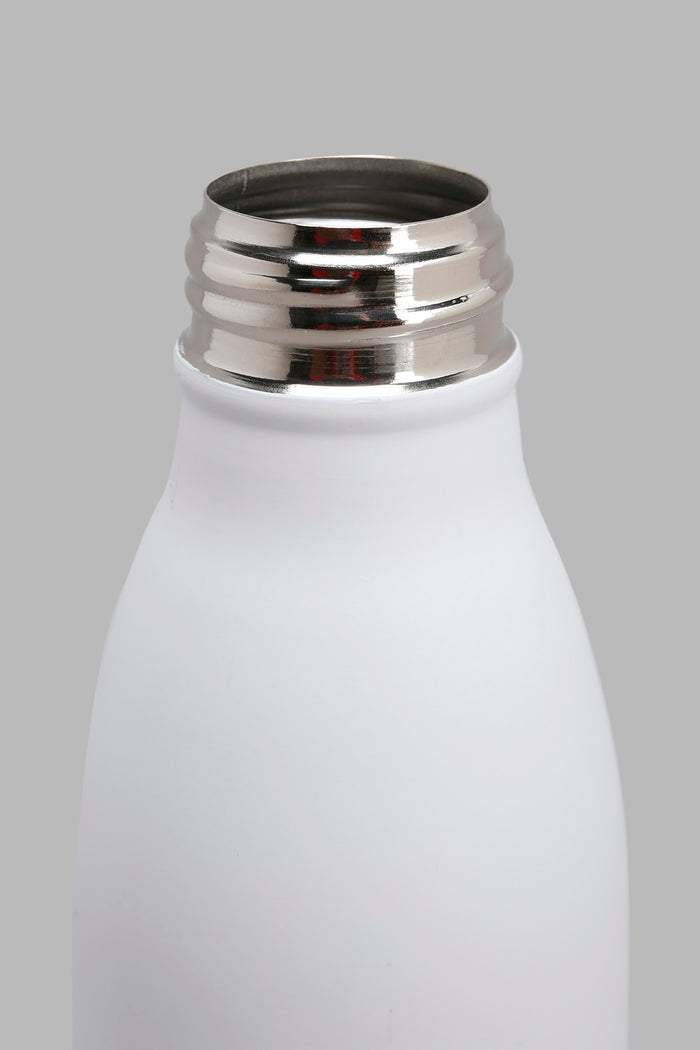 Redtag-White-Drink-Bottle-Category:Bottles,-Colour:White,-Deals:New-In,-Filter:Home-Dining,-HMW-DIN-Drinkware,-New-In-HMW-DIN,-Non-Sale,-Section:Homewares,-W22B-Home-Dining-