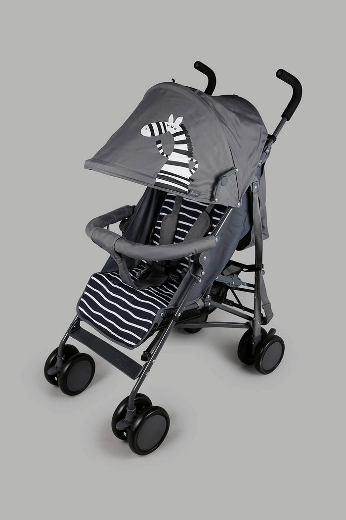 Redtag-Grey-Baby-Stroller-Zebra-Prints-365,-Category:Baby-Carriers-and-Car-Seats,-Colour:Grey,-Filter:Newborn-Accessories,-NBN-Baby-Carriers-and-Car-Seats,-New-In,-New-In-NBN-ACC,-Non-Sale,-Section:Boys-(0-to-14Yrs)-New-Born-Baby-