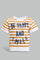 Redtag-Mustard-And-White-Striped-Short-Sleeve-Sweatshirts-Category:Sweatshirts,-Colour:Mustard,-Deals:New-In,-Filter:Infant-Boys-(3-to-24-Mths),-INB-Sweatshirts,-New-In-INB-APL,-Non-Sale,-Section:Boys-(0-to-14Yrs),-TBL,-W22A-Infant-Boys-3 to 24 Months