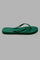 Redtag-Green-Embossed-Flip-Flop-Category:Flip-Flops,-Colour:Green,-Deals:New-In,-Filter:Women's-Footwear,-NDAY,-New-In-Women-FOO,-Non-Sale,-Section:Women,-W22A,-Women-Flip-Flops-Women's-