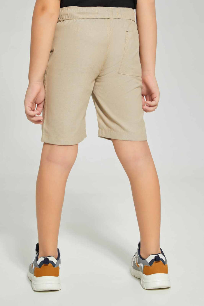 Redtag-Beige-Pullon-Shorts-BOY-Shorts,-Category:Shorts,-Colour:Beige,-Deals:New-In,-Dept:Boys,-Filter:Boys-(2-to-8-Yrs),-New-In-BOY-APL,-Non-Sale,-Section:Boys-(0-to-14Yrs),-TBL,-W22O-Boys-2 to 8 Years