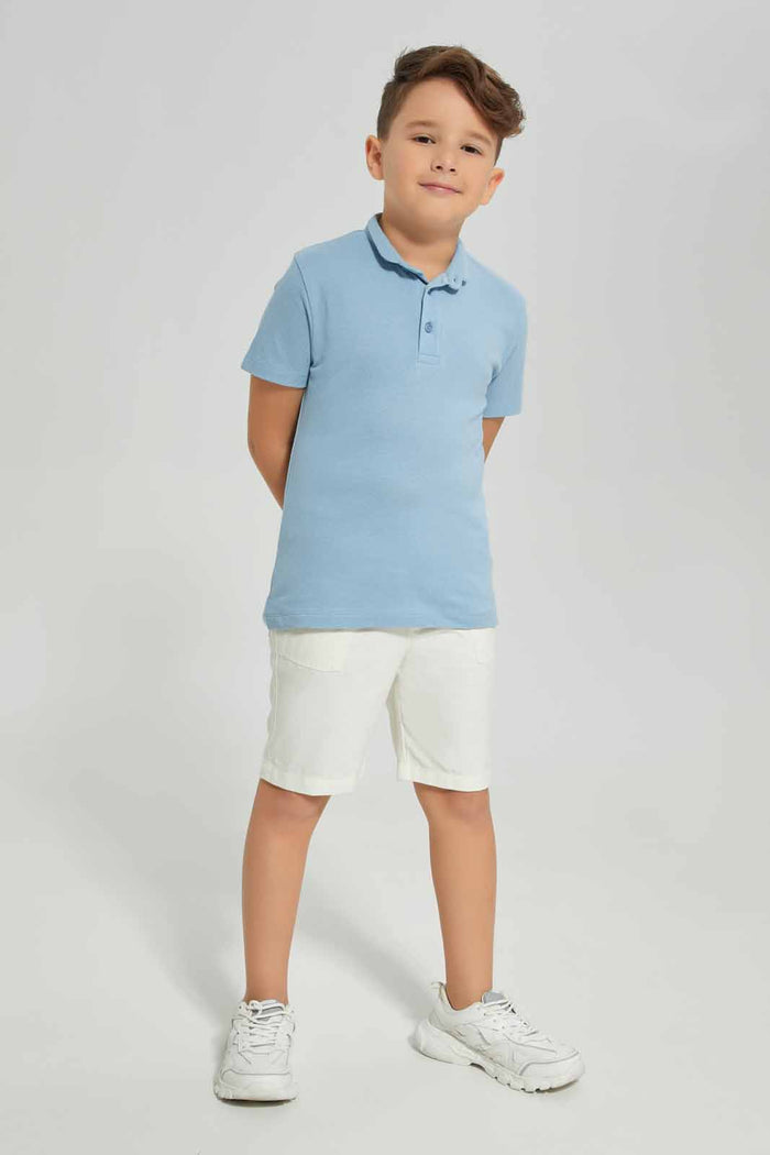 Redtag-White-Pullon-Shorts-BOY-Shorts,-BTS,-Category:Shorts,-Colour:White,-Deals:New-In,-Dept:Boys,-Filter:Boys-(2-to-8-Yrs),-New-In-BOY-APL,-Non-Sale,-Section:Boys-(0-to-14Yrs),-TBL,-W22O-Boys-2 to 8 Years