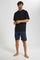 Redtag-Navy-Grey-2-Pack-Pyjama-Shorts-Category:Pyjama-Bottoms,-Colour:Assorted,-Deals:New-In,-Filter:Men's-Clothing,-Men-Pyjama-Bottoms,-New-In-Men-APL,-Non-Sale,-Section:Men,-W22O-Men's-