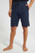 Redtag-Navy-Grey-2-Pack-Pyjama-Shorts-Category:Pyjama-Bottoms,-Colour:Assorted,-Deals:New-In,-Filter:Men's-Clothing,-Men-Pyjama-Bottoms,-New-In-Men-APL,-Non-Sale,-Section:Men,-W22O-Men's-