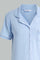 Redtag-Pale-Blue-Classic-Short-Set-Category:Pyjama-Sets,-Colour:Blue,-Deals:New-In,-Filter:Women's-Clothing,-New-In-Women-APL,-Non-Sale,-Section:Women,-W22O,-Women-Pyjama-Sets--