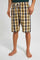 Redtag-Olive-Green-Pyjama-Set-With-Check-Shorts-Category:Pyjama-Sets,-Colour:Olive,-Deals:New-In,-Filter:Men's-Clothing,-Men-Pyjama-Sets,-New-In-Men,-Non-Sale,-Section:Men,-W22O-Men's-