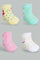 Redtag-Multi-Coloured-Polka-Dot-4Pcs-Ankle-Length-Socks-365,-Category:Socks,-Colour:Assorted,-Deals:New-In,-Filter:Infant-Girls-(3-to-24-Mths),-ING-Socks,-New-In-ING-APL,-Non-Sale,-Section:Girls-(0-to-14Yrs)-Infant-Girls-3 to 24 Months