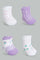 Redtag-Multi-Coloured-Printed-4Pcs-Ankle-Length-Socks-365,-Category:Socks,-Colour:Assorted,-Deals:New-In,-Filter:Infant-Girls-(3-to-24-Mths),-ING-Socks,-New-In-ING-APL,-Non-Sale,-Section:Girls-(0-to-14Yrs)-Infant-Girls-3 to 24 Months