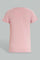 Redtag-Pink-Basic-T-Shirt-Category:T-Shirts,-Colour:Apricot,-Deals:New-In,-Filter:Senior-Girls-(9-to-14-Yrs),-GSR-T-Shirts,-New-In-GSR-APL,-Non-Sale,-Section:Girls-(0-to-14Yrs),-TBL,-W22A-Senior-Girls-9 to 14 Years