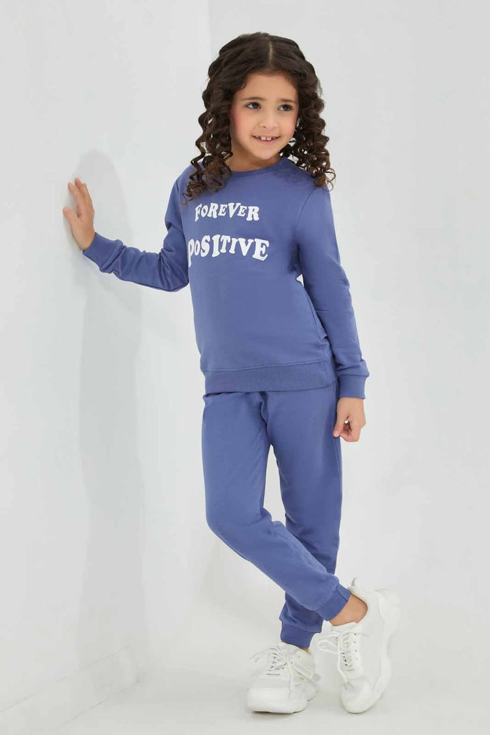 Redtag-Blue-Basic-Active-Top---Blue-Category:Sweatshirts,-Colour:Blue,-Deals:New-In,-Filter:Girls-(2-to-8-Yrs),-GIR-Sweatshirts,-New-In-GIR-APL,-Non-Sale,-Section:Girls-(0-to-14Yrs),-TBL,-W22A-Girls-2 to 8 Years