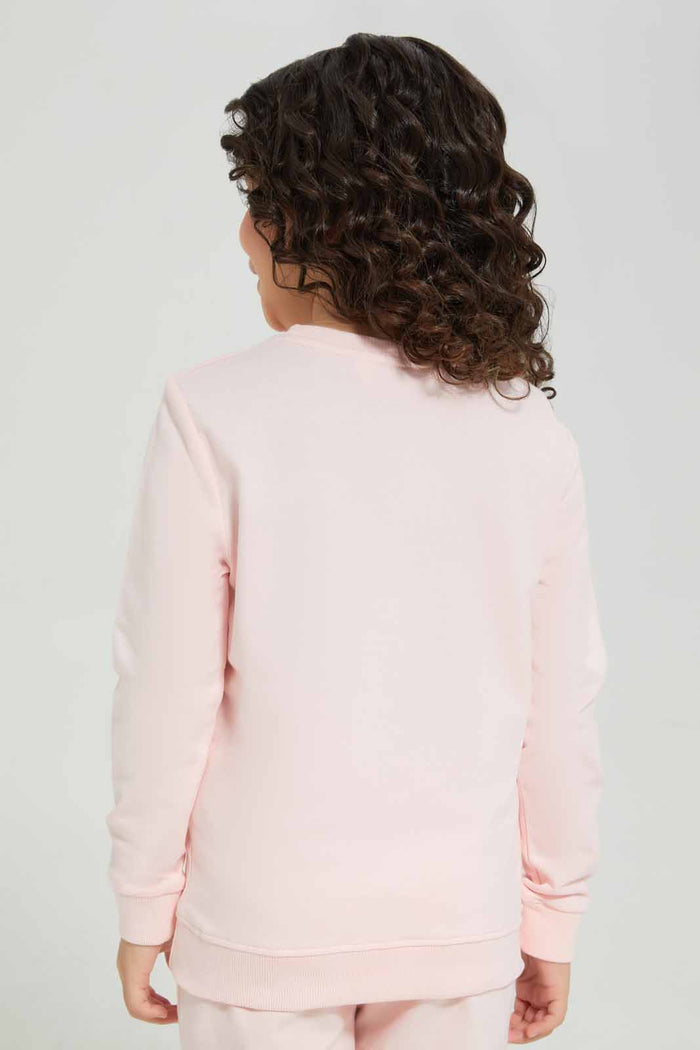 Redtag-Pale-Pink-Basic-Active-Top---Light-Pink-Category:Sweatshirts,-Colour:Apricot,-Deals:New-In,-Filter:Girls-(2-to-8-Yrs),-GIR-Sweatshirts,-New-In-GIR-APL,-Non-Sale,-Section:Girls-(0-to-14Yrs),-TBL,-W22A-Girls-2 to 8 Years