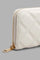 Redtag-White-Quilted-Purse-Category:Bags,-Colour:White,-Filter:Women's-Accessories,-New-In,-New-In-Women-ACC,-Non-Sale,-Section:Women,-W22O,-Women-Bags-Women-