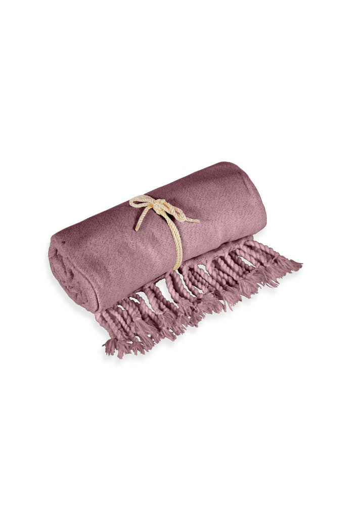 Redtag-Purple-Chenille-Throw-With-Silver-Metallic-Yarn-Category:Throws,-Colour:Purple,-Deals:New-In,-Dept:Home,-Filter:Home-Bedroom,-HMW-BED-Throws,-New-In-HMW-BED,-Non-Sale,-Section:Homewares,-W22B-Home-Bedroom-