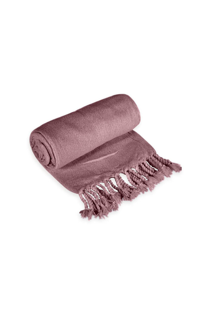 Redtag-Purple-Chenille-Throw-With-Silver-Metallic-Yarn-Category:Throws,-Colour:Purple,-Deals:New-In,-Dept:Home,-Filter:Home-Bedroom,-HMW-BED-Throws,-New-In-HMW-BED,-Non-Sale,-Section:Homewares,-W22B-Home-Bedroom-