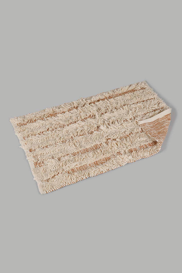 Redtag-White-Fringe-Pattern-Dhurrie-Category:Rugs,-Colour:White,-Deals:New-In,-Filter:Home-Decor,-HMW-HOM-Rugs-&-Door-Mats,-New-In-HMW-HOM,-Non-Sale,-Section:Homewares,-W22B-Home-Decor-