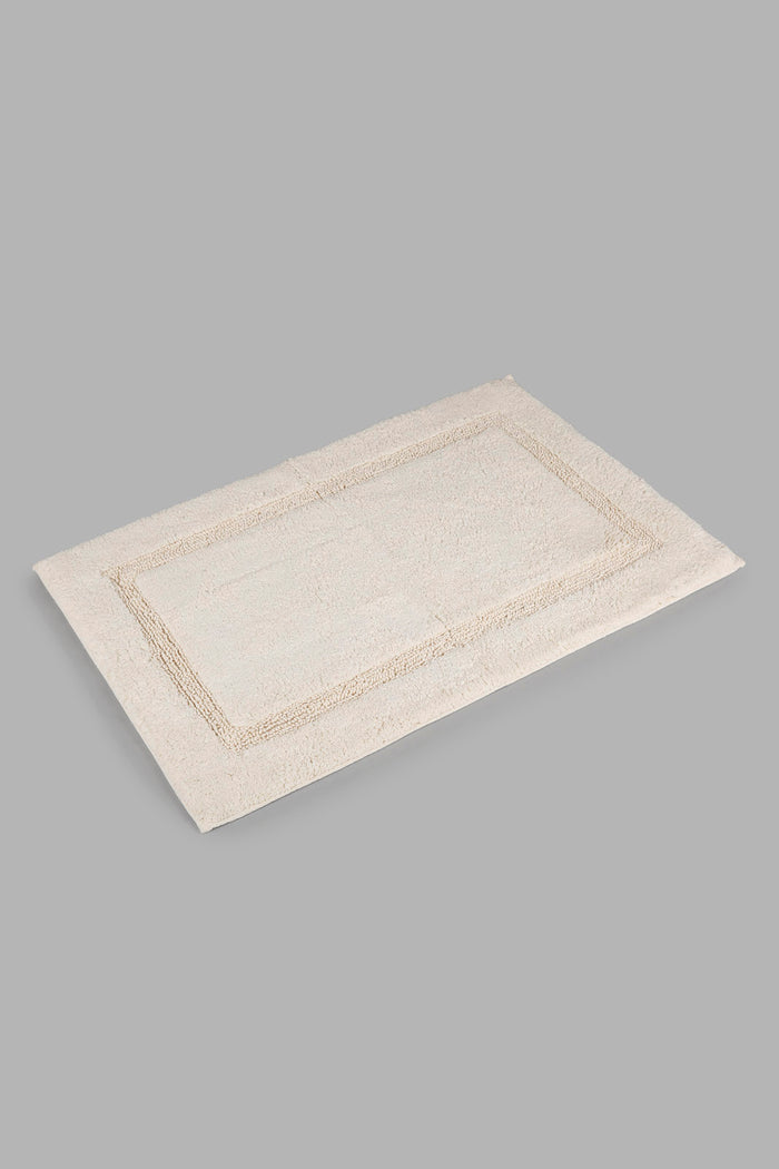 Redtag-Beige-Tufted-Bathmat-Category:Bathmats,-Colour:Beige,-Deals:New-In,-Filter:Home-Bathroom,-HMW-BAC-Bath-Accessories,-New-In-HMW-BAC,-Non-Sale,-Section:Homewares,-W22B-Home-Bathroom-