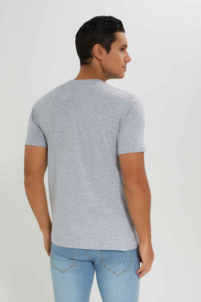 Redtag-Grey-Graphic-Tee-Category:T-Shirts,-Colour:Grey,-Deals:New-In,-Dept:Menswear,-Filter:Men's-Clothing,-Men-T-Shirts,-New-In-Men-APL,-Non-Sale,-Section:Men,-TBL,-W22A-Men's-