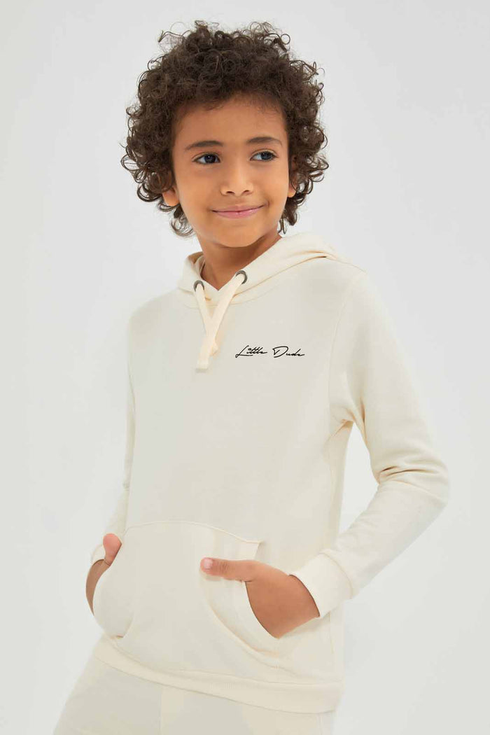 Redtag-Beige-Printed-Hooded-Jogsuit-BOY-Jog-Sets,-Category:Jog-Sets,-Colour:Beige,-Deals:New-In,-Filter:Boys-(2-to-8-Yrs),-New-In-BOY-APL,-Non-Sale,-Section:Boys-(0-to-14Yrs),-W22A-Boys-2 to 8 Years