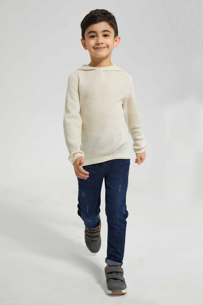 Redtag-Dark-Wash-Ripped-Jeans-BOY-Jeans,-Category:Jeans,-Colour:Dark-Wash,-Deals:New-In,-Filter:Boys-(2-to-8-Yrs),-New-In-BOY-APL,-Non-Sale,-Section:Boys-(0-to-14Yrs),-W22A-Boys-2 to 8 Years