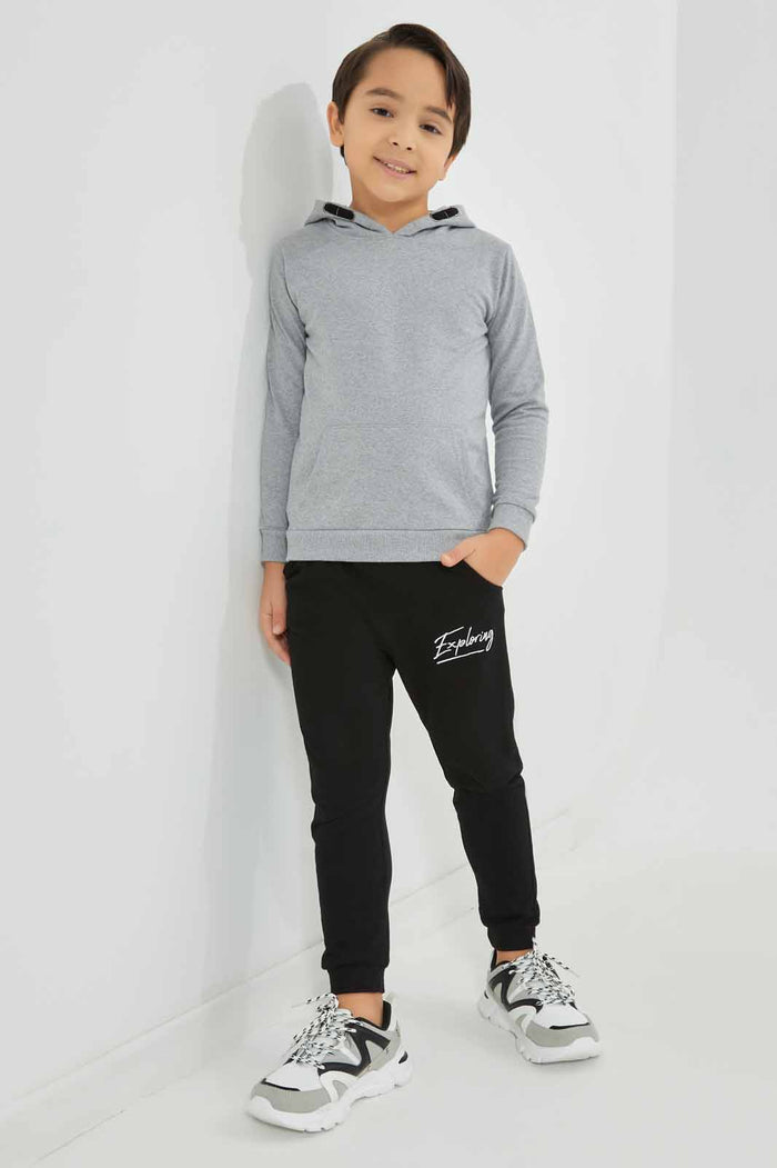 Redtag-Black-Pique-Pant-BOY-Joggers,-Category:Joggers,-Colour:Black,-Deals:New-In,-Dept:Boys,-Filter:Boys-(2-to-8-Yrs),-New-In-BOY-APL,-Non-Sale,-Section:Boys-(0-to-14Yrs),-TBL,-W22A-Boys-2 to 8 Years