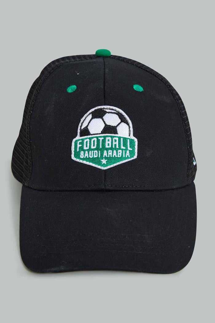 Redtag-Olive-Saudi-Football-Cap-Category:Caps-&-Hats,-Colour:Olive,-Filter:Men's-Accessories,-Men-Caps-&-Hats,-New-In,-New-In-Men-ACC,-Non-Sale,-Section:Men,-W22A-Men's-