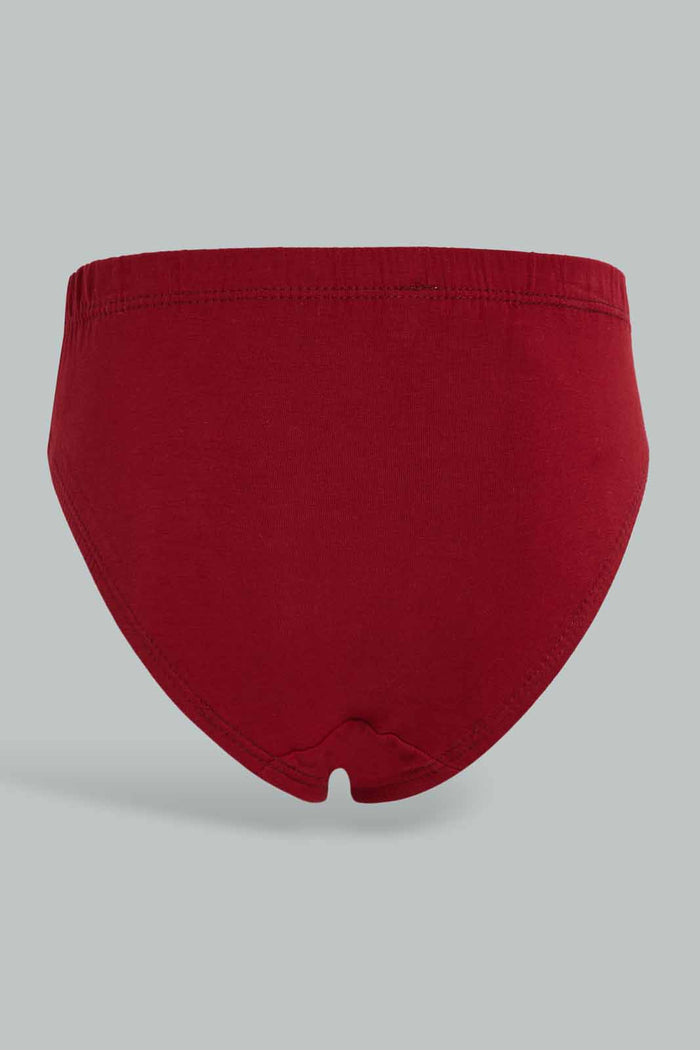 Redtag-5-Pack-Brief-Grey-Marl/Red/Blue/Charcoal/Black-365,-BOY-Boxers,-Category:Boxers,-Colour:Assorted,-Deals:New-In,-Dept:Boys,-ESS,-Filter:Boys-(2-to-8-Yrs),-New-In-BOY-APL,-Non-Sale,-Section:Boys-(0-to-14Yrs)-Boys-2 to 8 Years