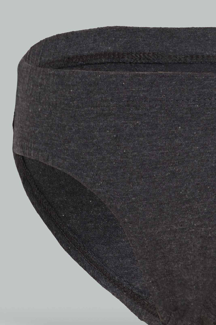 Redtag-5-Pack-Brief-Black/Charcoal/Grey-Marl/Black/Charcoal-365,-BOY-Boxers,-Category:Boxers,-Colour:Assorted,-Deals:New-In,-Dept:Boys,-ESS,-Filter:Boys-(2-to-8-Yrs),-New-In-BOY-APL,-Non-Sale,-Section:Boys-(0-to-14Yrs)-Boys-2 to 8 Years