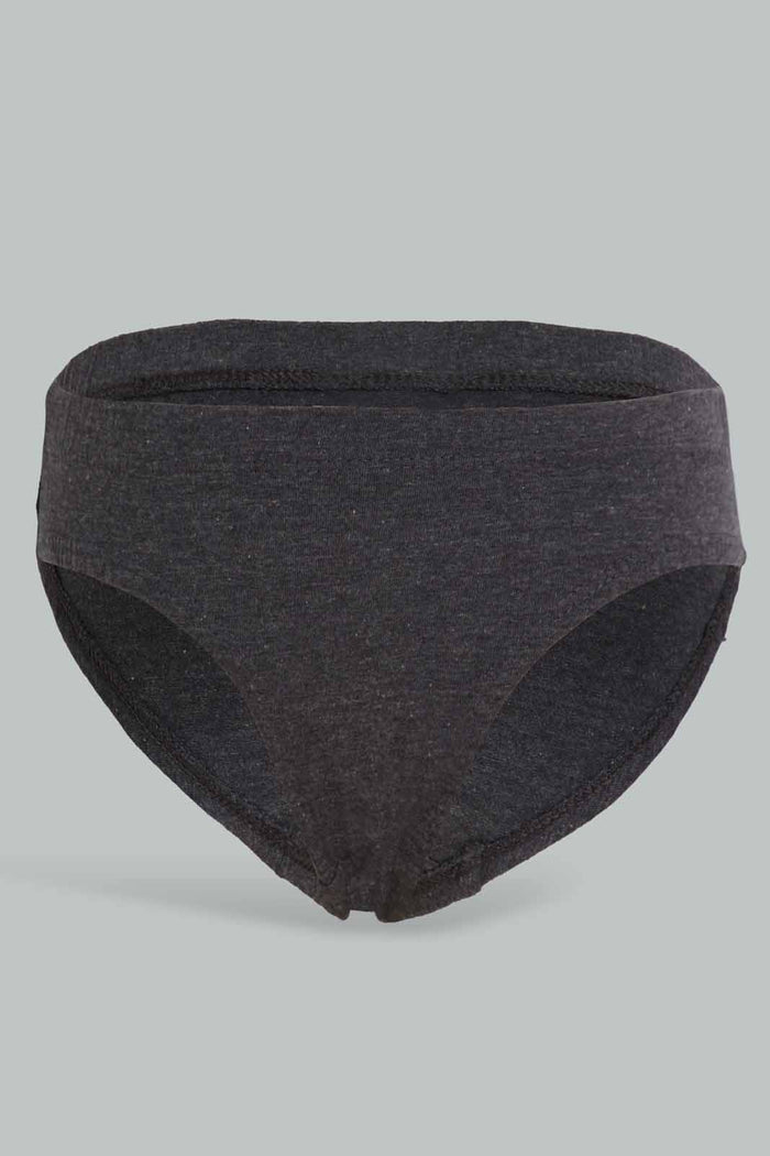 Redtag-5-Pack-Brief-Black/Charcoal/Grey-Marl/Black/Charcoal-365,-BOY-Boxers,-Category:Boxers,-Colour:Assorted,-Deals:New-In,-Dept:Boys,-ESS,-Filter:Boys-(2-to-8-Yrs),-New-In-BOY-APL,-Non-Sale,-Section:Boys-(0-to-14Yrs)-Boys-2 to 8 Years