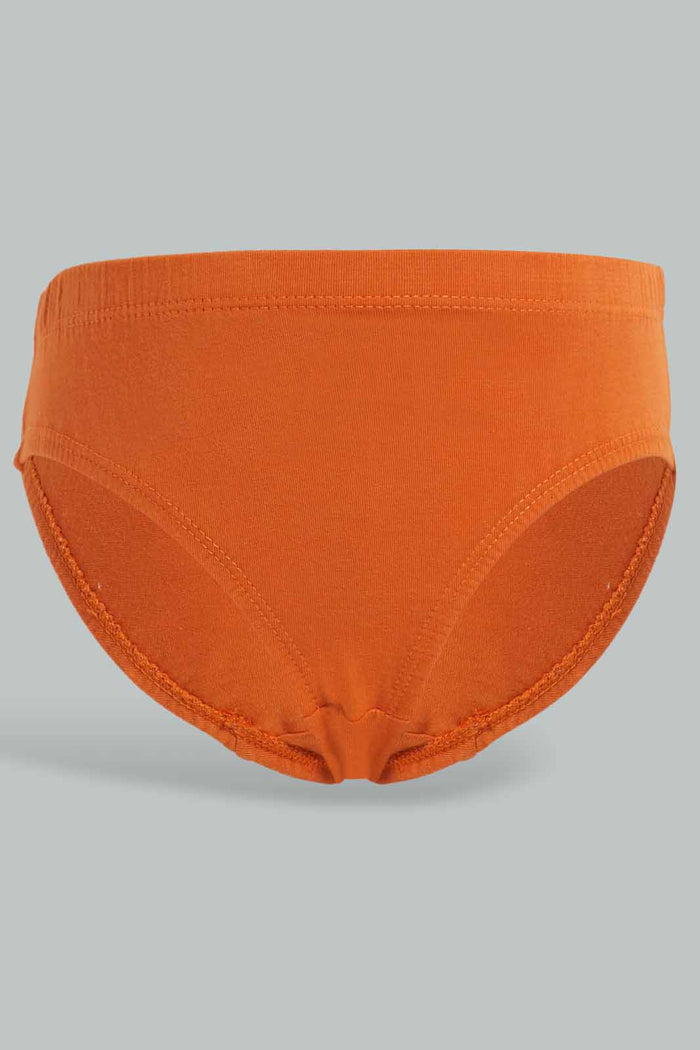 Redtag-5-Pack-Brief-Grey-Marl/Orange/Yellow/Red/Grey-Marl-365,-BOY-Boxers,-Category:Boxers,-Colour:Assorted,-Deals:New-In,-Dept:Boys,-ESS,-Filter:Boys-(2-to-8-Yrs),-New-In-BOY-APL,-Non-Sale,-Section:Boys-(0-to-14Yrs)-Boys-2 to 8 Years