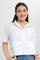 Redtag-White-Crop-Shirt-Category:Blouses,-Colour:White,-Deals:New-In,-Filter:Senior-Girls-(8-to-14-Yrs),-GSR-Blouses,-New-In-GSR-APL,-Non-Sale,-Section:Girls-(0-to-14Yrs),-W22A-Senior-Girls-9 to 14 Years