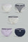 Redtag-5pcs-Bikini-Brief-Packs-365,-Category:Briefs,-Colour:Assorted,-Deals:New-In,-Dept:Girls,-ESS,-Filter:Senior-Girls-(8-to-14-Yrs),-GSR-Briefs,-New-In-GSR-APL,-Non-Sale,-Section:Girls-(0-to-14Yrs)-Senior-Girls-9 to 14 Years