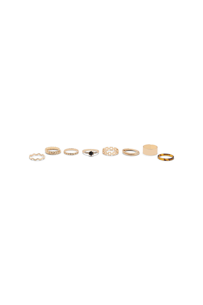 Redtag-Ring-Set-Category:Jewellery,-Colour:Assorted,-Dept:Ladieswear,-Filter:Women's-Accessories,-New-In,-New-In-Women-ACC,-Non-Sale,-Section:Women,-W22B,-Women-Jewellery-Women-