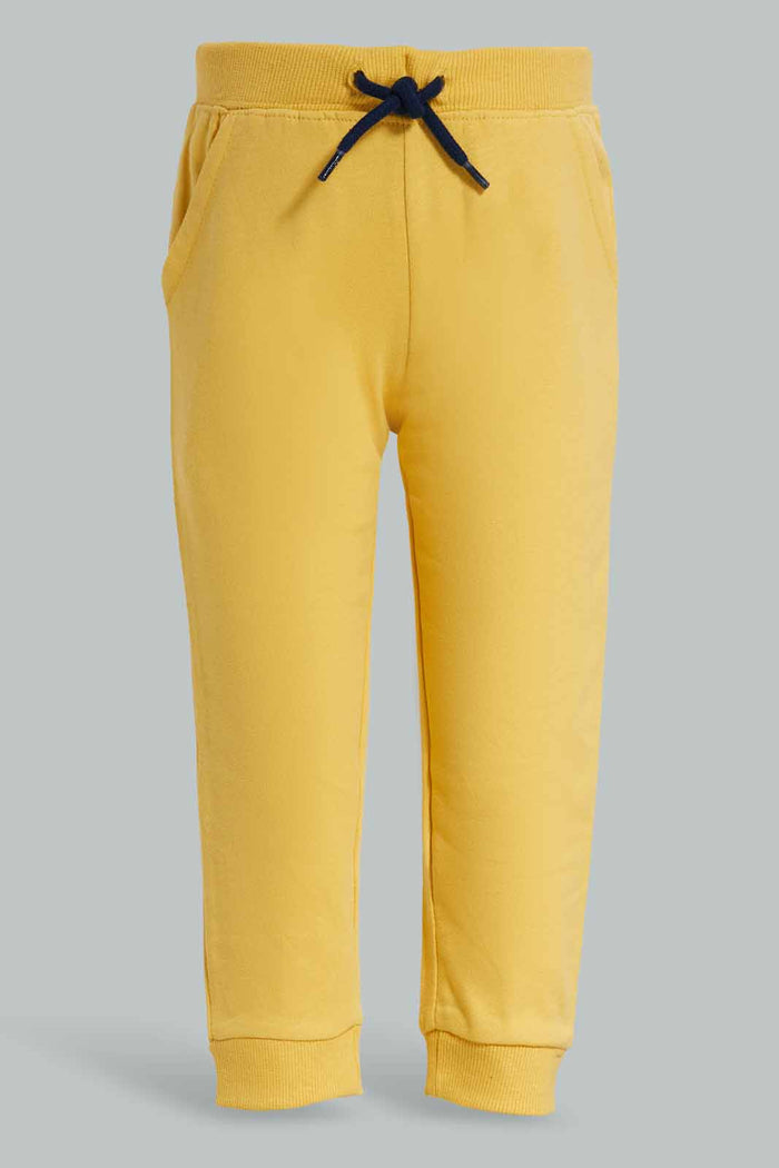 Redtag-Mustard-Table-Jogger-Category:Joggers,-Colour:Mustard,-Deals:New-In,-Filter:Infant-Boys-(3-to-24-Mths),-INB-Joggers,-New-In-INB-APL,-Non-Sale,-Section:Boys-(0-to-14Yrs),-TBL,-W22B-Infant-Boys-3 to 24 Months