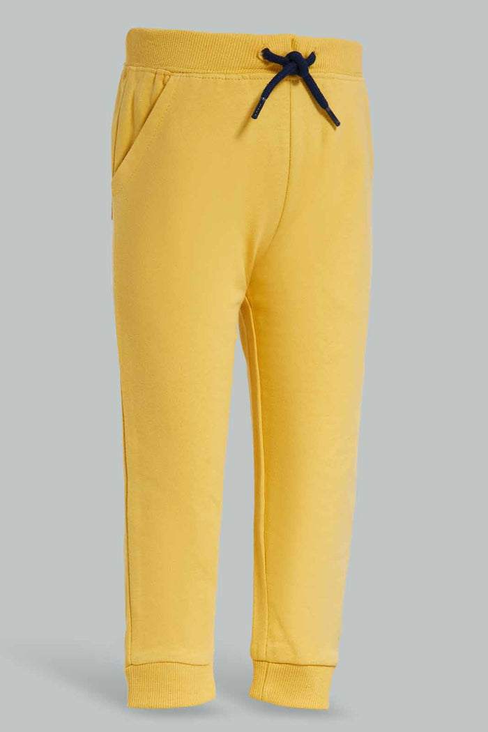 Redtag-Mustard-Table-Jogger-Category:Joggers,-Colour:Mustard,-Deals:New-In,-Filter:Infant-Boys-(3-to-24-Mths),-INB-Joggers,-New-In-INB-APL,-Non-Sale,-Section:Boys-(0-to-14Yrs),-TBL,-W22B-Infant-Boys-3 to 24 Months