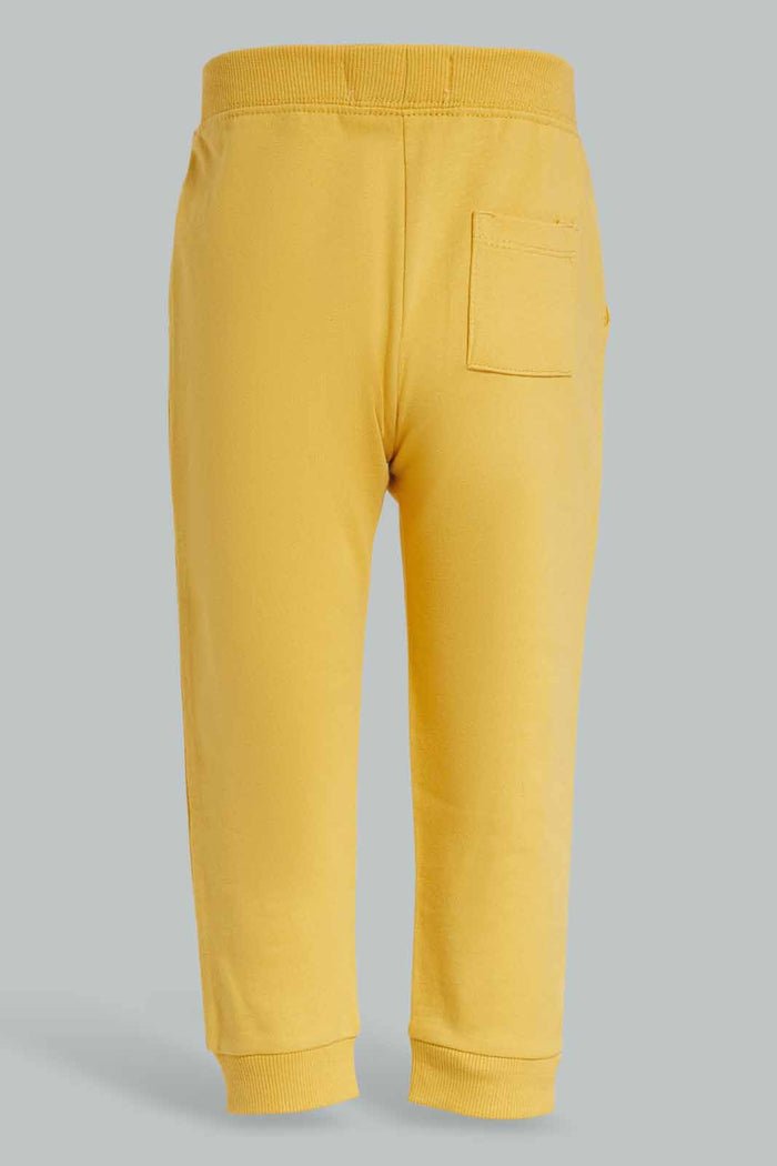 Redtag-Mustard-Table-Jogger-Category:Joggers,-Colour:Mustard,-Deals:New-In,-Filter:Infant-Boys-(3-to-24-Mths),-INB-Joggers,-New-In-INB-APL,-Non-Sale,-Section:Boys-(0-to-14Yrs),-TBL,-W22B-Infant-Boys-3 to 24 Months