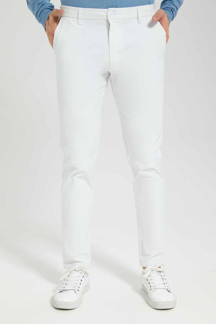 Redtag-White-Chino-Trousers-Category:Trousers,-Colour:White,-Deals:New-In,-Filter:Men's-Clothing,-Men-Trousers,-New-In-Men-APL,-Non-Sale,-Section:Men,-TBL,-W22B-Men's-