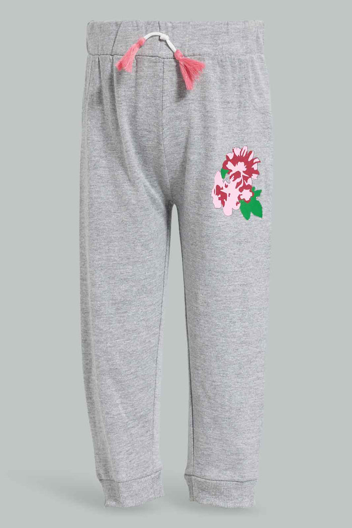 Redtag-Grey-Placement-Print-Trackpant-Category:Joggers,-Colour:Grey,-Deals:New-In,-Filter:Infant-Girls-(3-to-24-Mths),-ING-Joggers,-New-In-ING-APL,-Non-Sale,-Section:Girls-(0-to-14Yrs),-TBL,-W22B-Infant-Girls-3 to 24 Months