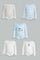 Redtag-Blue-boys-5-pack-body-suit-Category:Bodysuits,-Colour:Blue,-Deals:New-In,-Filter:Baby-(0-to-12-Mths),-NBB-Bodysuits,-New-In-NBB-APL,-Non-Sale,-Section:Boys-(0-to-14Yrs),-W22A-Baby-0 to 12 Months