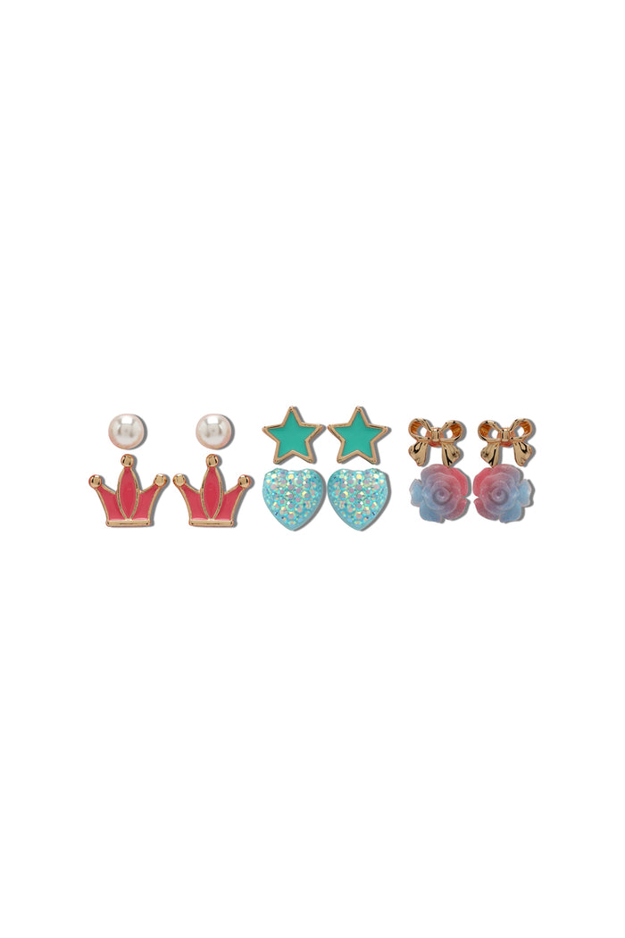 Redtag-S/12-Stud-Category:Jewellery,-Colour:Assorted,-Dept:Girls,-Filter:Girls-Accessories,-GIR-Jewellery,-New-In,-New-In-GIR-ACC,-Non-Sale,-Section:Girls-(0-to-14Yrs),-W22B-Girls-