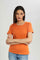 Redtag-Orange-Short-Sleeve-Crew-Neck-T-SHIRT-Category:T-Shirts,-Colour:Orange,-Deals:New-In,-Dept:Ladieswear,-Filter:Women's-Clothing,-New-In-Women-APL,-Non-Sale,-Section:Women,-TBL,-W22A,-Women-T-Shirts-Women's-