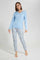 Redtag-Long-Sleeve-Pajama-Set-Botton-Aop-Category:Pyjama-Sets,-Colour:Assorted,-Deals:New-In,-Filter:Women's-Clothing,-New-In-Women-APL,-Non-Sale,-Section:Women,-TBL,-W22A,-Women-Pyjama-Sets--