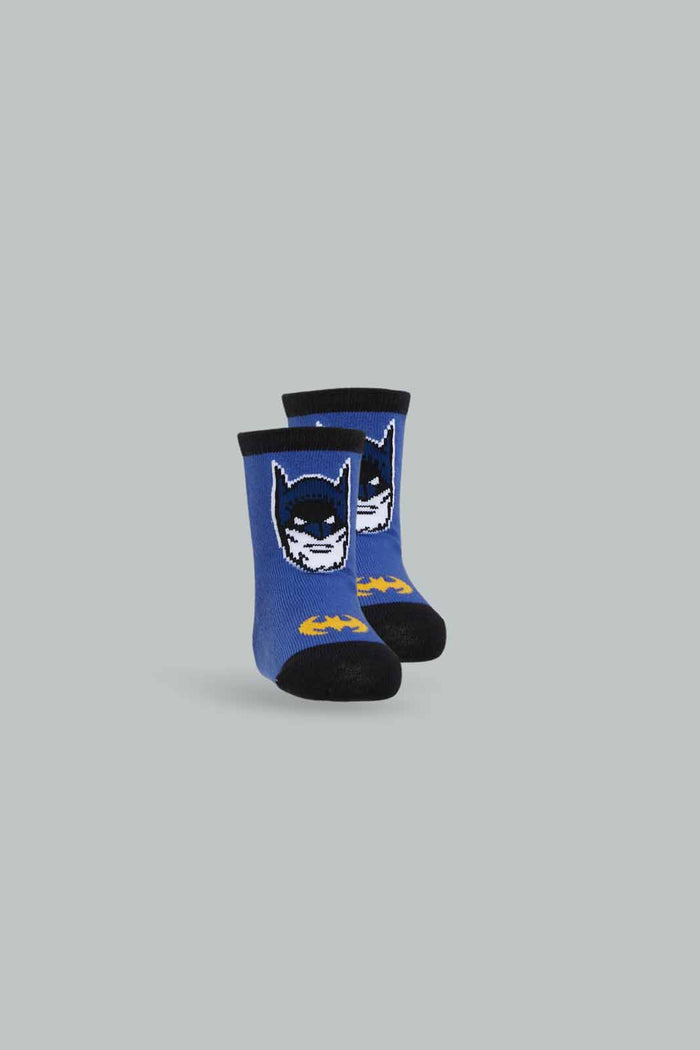 Redtag-3-Pack-Batman-Socks-365,-BOY-Socks,-Category:Socks,-CHR,-Colour:Assorted,-Deals:New-In,-Dept:Boys,-Filter:Boys-(2-to-8-Yrs),-New-In-BOY-APL,-Non-Sale,-Section:Boys-(0-to-14Yrs)-Boys-2 to 8 Years