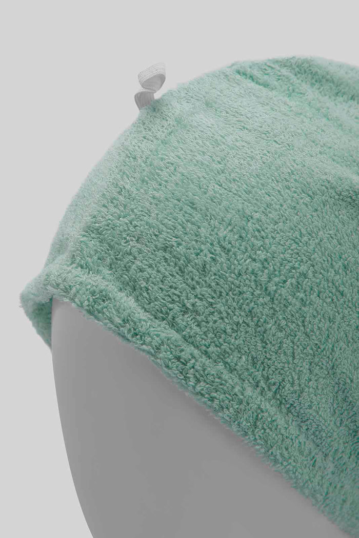 Redtag-Mint-Hair-Wrap-365,-Category:Robes,-Colour:Mint,-Deals:New-In,-Filter:Home-Bathroom,-HMW-BAC-Robes,-New-In-HMW-BAC,-Non-Sale,-Section:Homewares-Home-Bathroom-