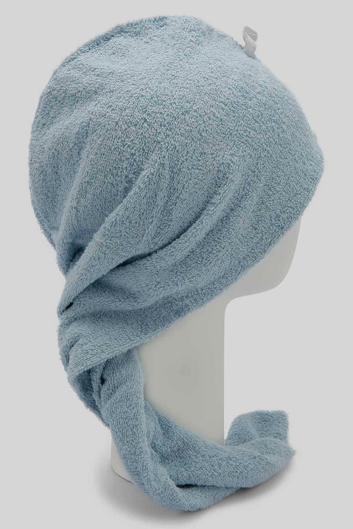 Redtag-Blue-Hair-Wrap-365,-Category:Robes,-Colour:Blue,-Deals:New-In,-Filter:Home-Bathroom,-HMW-BAC-Robes,-New-In-HMW-BAC,-Non-Sale,-Section:Homewares-Home-Bathroom-