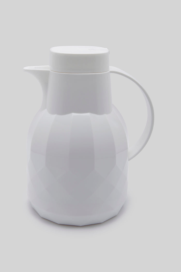 Redtag-White-Vacuum-Flask-Category:Storage,-Colour:White,-Deals:New-In,-Filter:Home-Dining,-HMW-DIN-Storage,-New-In-HMW-DIN,-Non-Sale,-Section:Homewares,-W22B-Home-Dining-